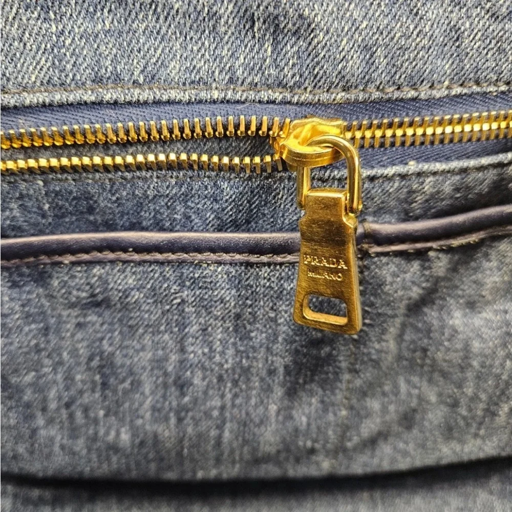 Prada Canada Denim Tote Bag - Picture 14 of 16